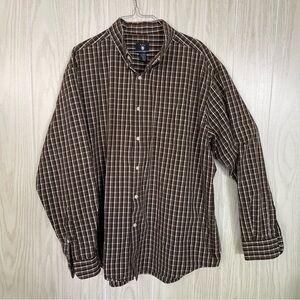 Men’s XL Ivy Crew Button Down Dress Shirt- Casual Work No Wrinkle